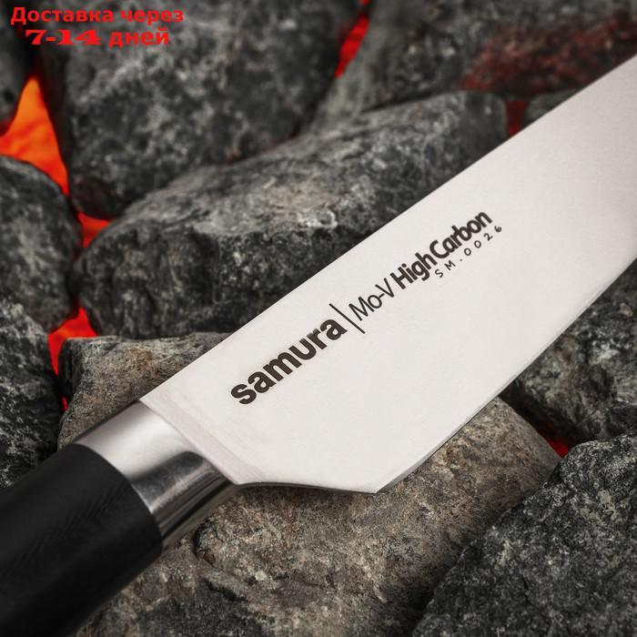 Нож кухонный "Samura Mo-V" универсальный, лезвие 19,2 см - фото 3 - id-p227127255