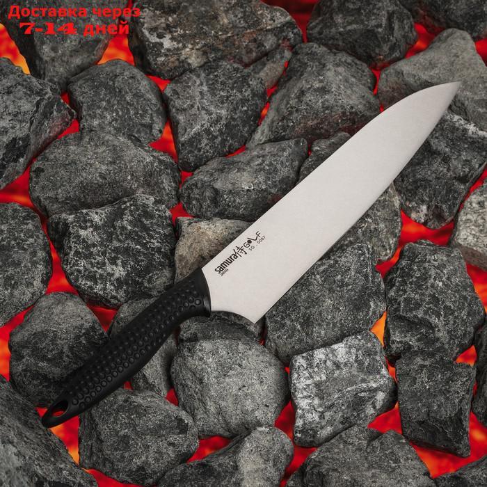Нож кухонный "Samura GOLF" шеф, лезвие 24 см, AUS-8 - фото 2 - id-p227127259