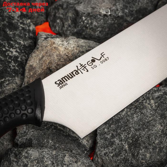 Нож кухонный "Samura GOLF" шеф, лезвие 24 см, AUS-8 - фото 3 - id-p227127259