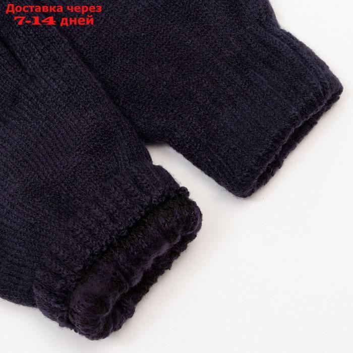 Перчатки женские термо пт1514, цвет синий, р-р 7-8 - фото 3 - id-p227105768