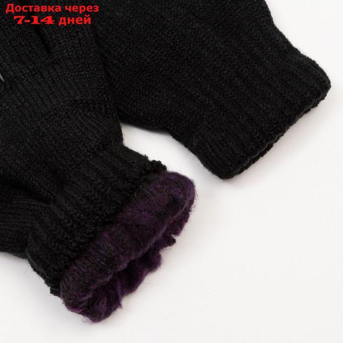 Перчатки женские термо пт1514, цвет черный, р-р 7-8 - фото 3 - id-p227105769