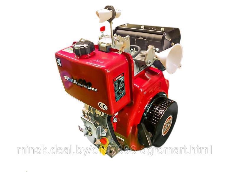 Двигатель дизельный WEIMA WM186FBE (9 л.с.) с эл.стартером - фото 9 - id-p192168904