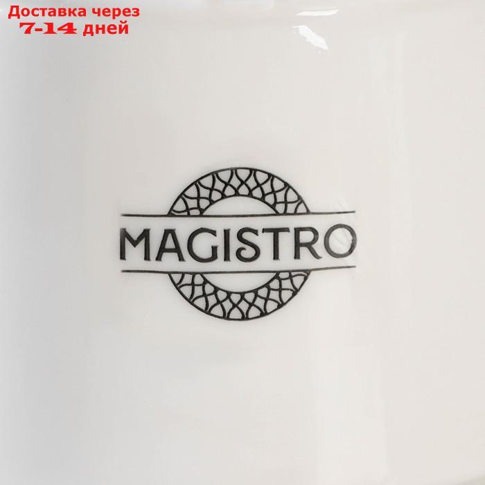 Набор для специй Magistro "Лист", 2 предмета: солонка, перечница, 90 мл, 6×7,5 см - фото 6 - id-p227124264