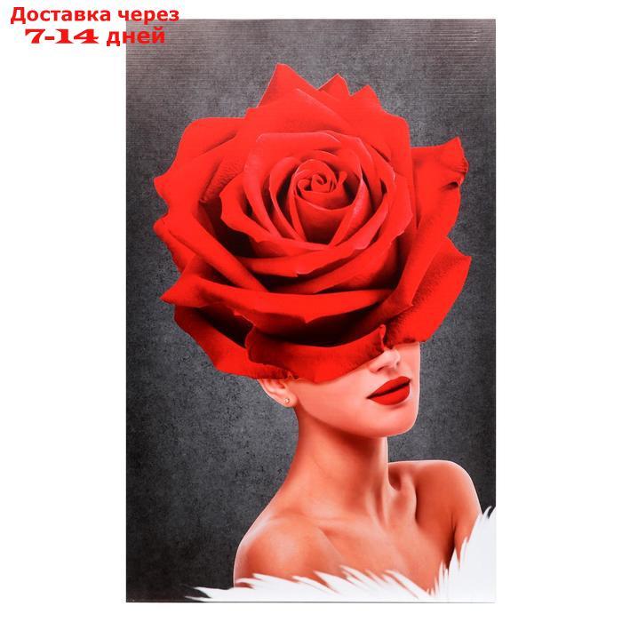 Картина на подрамнике "Леди-роза" 70*110 - фото 1 - id-p227098748