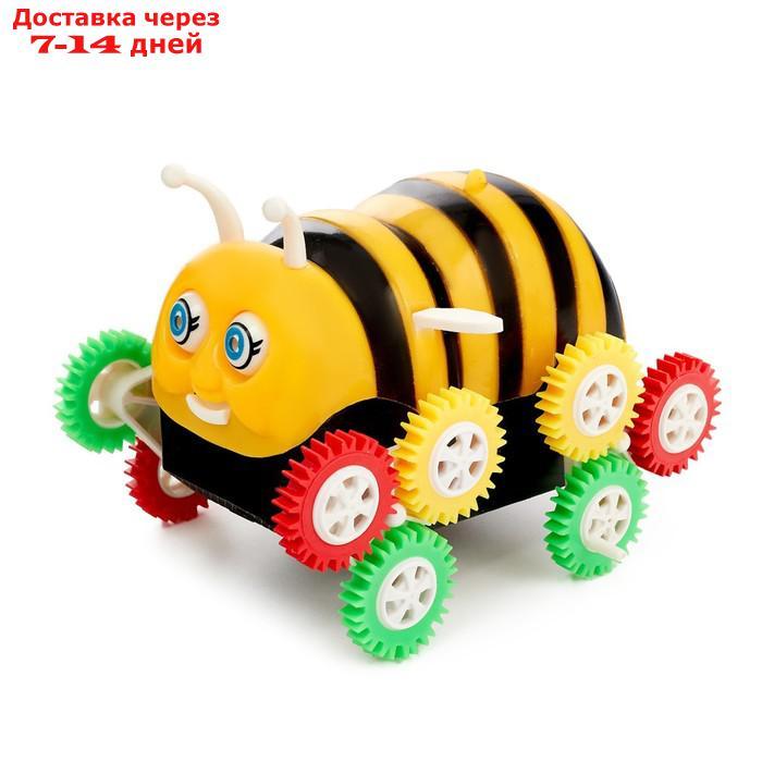 Машина-перевертыш "Пчелка", работает от батареек, в пакете - фото 1 - id-p227107901
