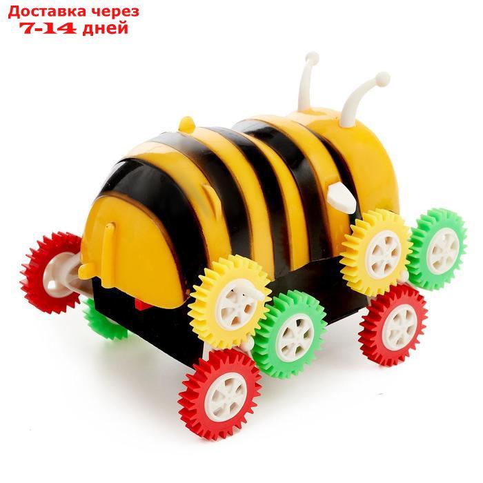 Машина-перевертыш "Пчелка", работает от батареек, в пакете - фото 2 - id-p227107901