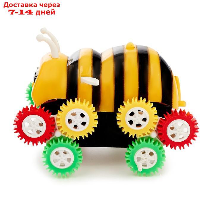 Машина-перевертыш "Пчелка", работает от батареек, в пакете - фото 3 - id-p227107901