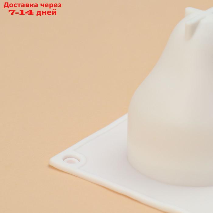 Форма для муссовых десертов и выпечки Доляна "Груша", 29,3×17,2 см, 8 ячеек (d=5 см), цвет белый - фото 5 - id-p227105775