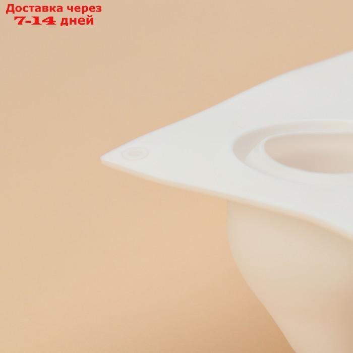 Форма для муссовых десертов и выпечки Доляна "Груша", 29,3×17,2 см, 8 ячеек (d=5 см), цвет белый - фото 6 - id-p227105775