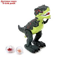Динозавр "Рекс", откладывает яйца, проектор, свет и звук, работает от батареек, в ПАКЕТЕ