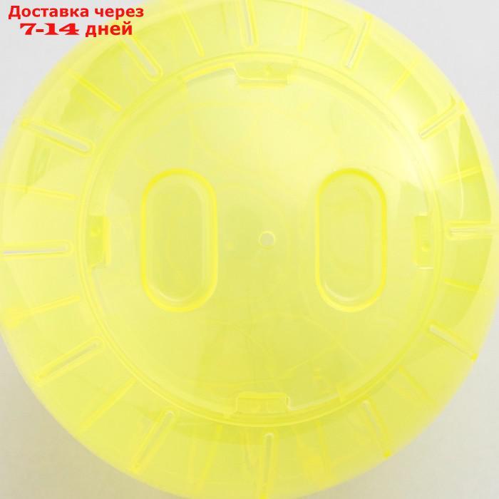 Шар для грызунов Carno, 14,5 см, жёлтый - фото 3 - id-p227122096