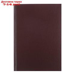 Ежедневник недатированный А5+, 136 листов Ideal new, бумвинил, блок 70 г/м2, коричневый