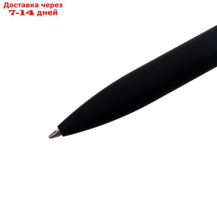 Ручка шариковая автоматическая PORTOFINO 1.0 мм, черный корпус, металлический футляр, синий стержень - фото 4 - id-p227098761