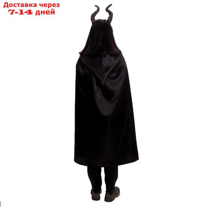 Карнавальный костюм "Колдунья" головной убор, плащ, 120 см - фото 3 - id-p227124278