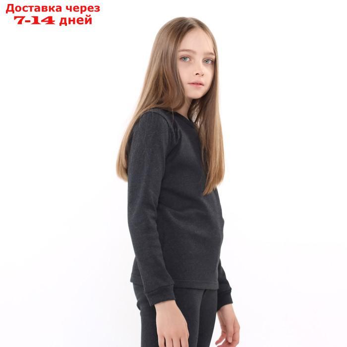 Комплект термобелья ( джемпер, брюки) для девочки, цвет серый, рост 164 см - фото 7 - id-p227120953