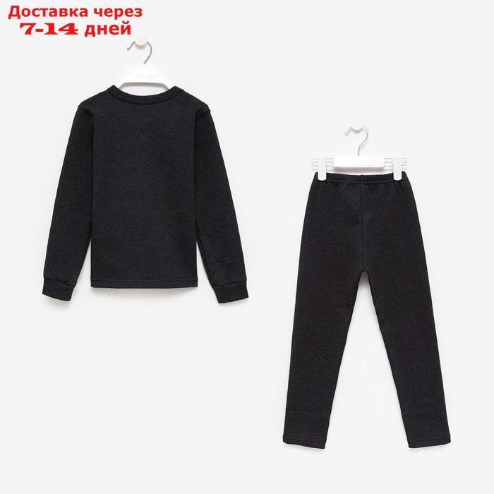 Комплект термобелья ( джемпер, брюки) для девочки, цвет серый, рост 164 см - фото 9 - id-p227120953