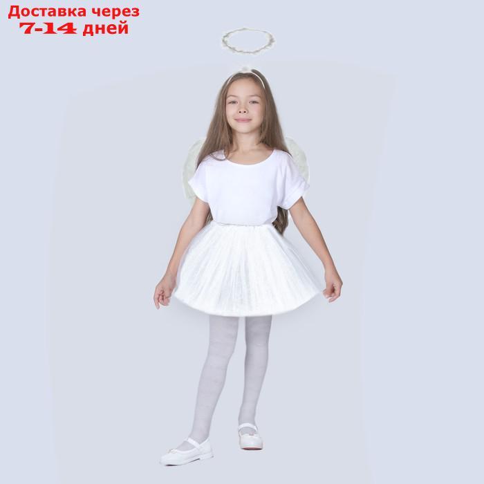 Карнавальный набор "Ангел" нимб, крылья, юбка - фото 1 - id-p227123249