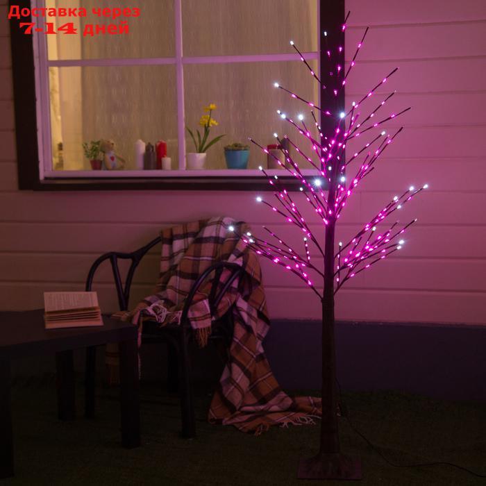 Дерево светодиодное 1.5 м, 224LED, 220V, эффект мерцания, РОЗОВЫЙ - фото 4 - id-p227100355
