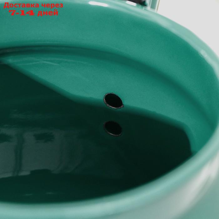 Чайник 3,5 л с декором МИКС, цвет бирюзовый - фото 4 - id-p227100364