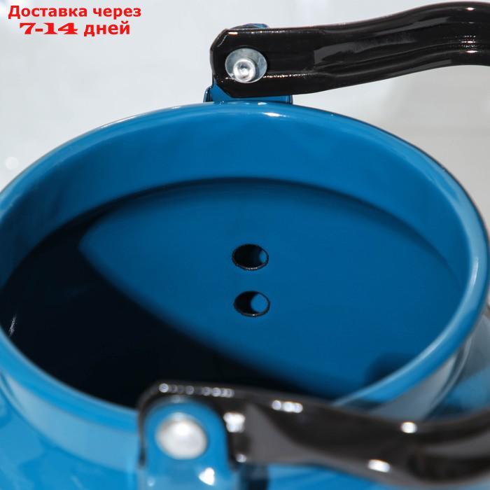 Чайник 2,3 л, эмалированная крышка, цвет синий - фото 4 - id-p227100365