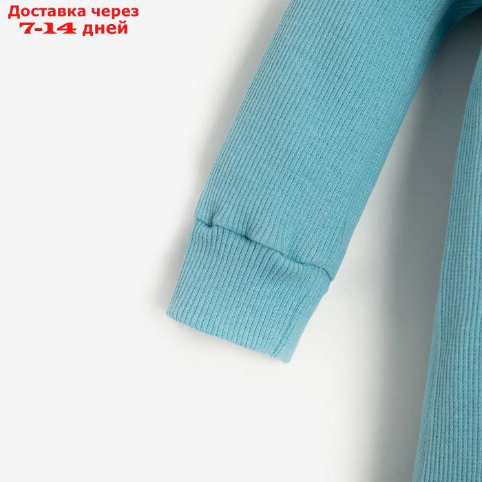 Боди-водолазка детская MINAKU, цвет бирюзовый, рост 62-68 см - фото 7 - id-p227128262