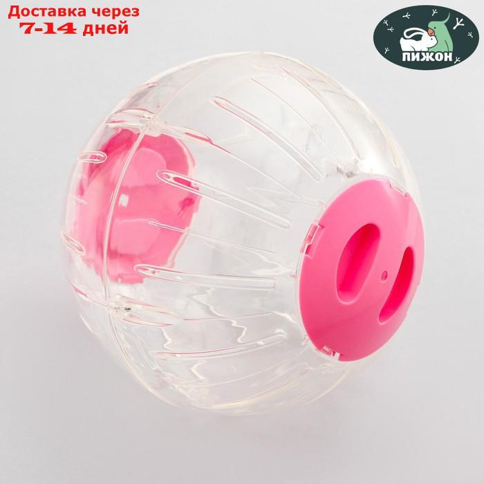 Шар для грызунов Carno, 18,5 см, розовый - фото 1 - id-p227122114