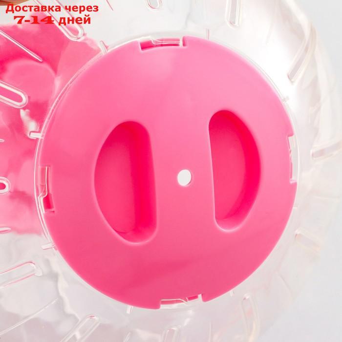 Шар для грызунов Carno, 18,5 см, розовый - фото 4 - id-p227122114