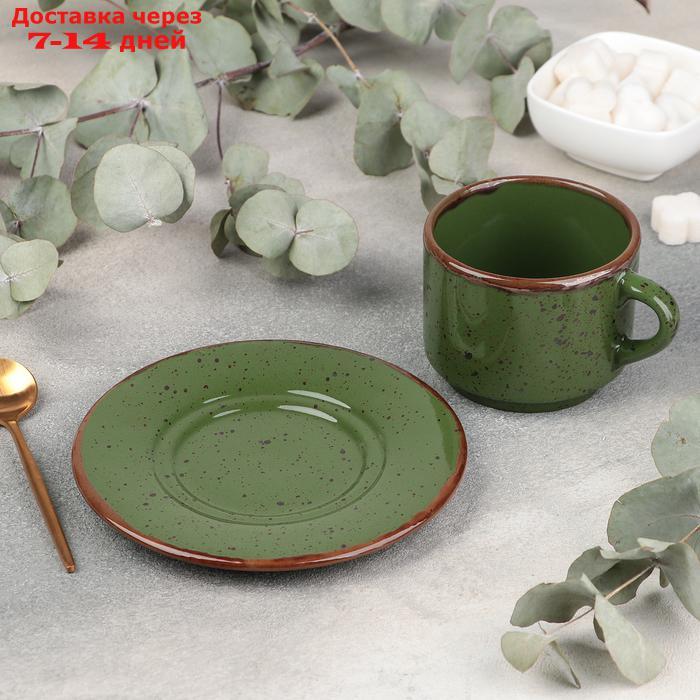 Чайная пара Punto verde, 2 предмета: чашка 200 мл, блюдце d=15,5 см - фото 2 - id-p227098788