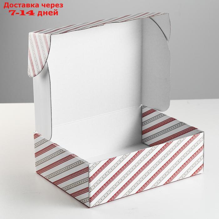 Коробка складная "Новогодняя", 30.7 × 22 × 9.5 см - фото 4 - id-p227100382