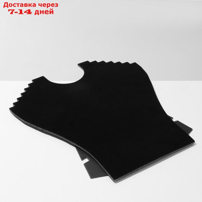 Бюст для украшений, 19*7*28 см, h=28см, цвет чёрный - фото 5 - id-p227104104