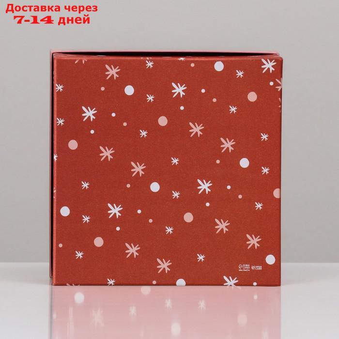 Подарочная коробка "Леди звезда",квадратная ,19 х 19 х 12 см - фото 4 - id-p227129310
