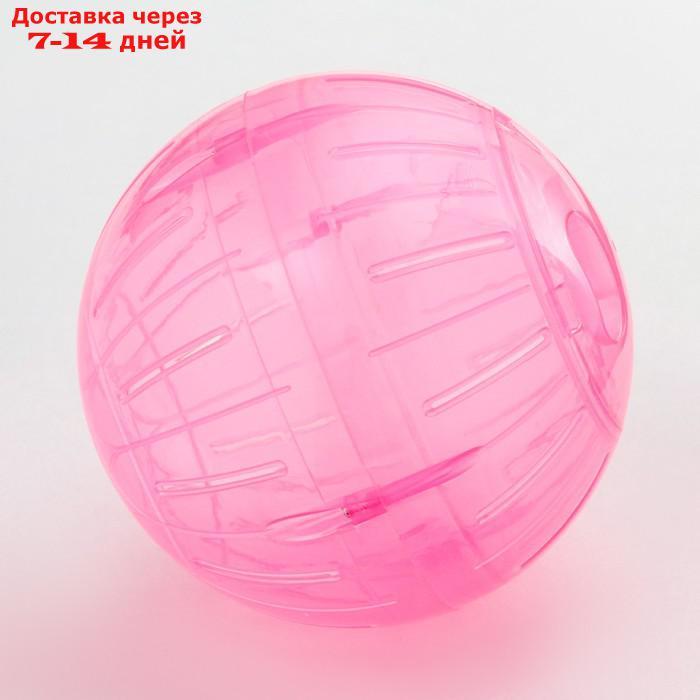 Шар для грызунов Carno, 14,5 см, розовый - фото 2 - id-p227122134