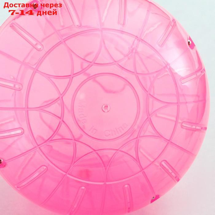 Шар для грызунов Carno, 14,5 см, розовый - фото 4 - id-p227122134