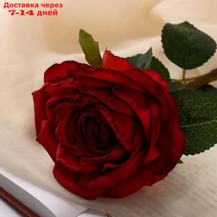 Цветы искусственные "Роза эстетик" 10х49 см, красный - фото 2 - id-p227125260