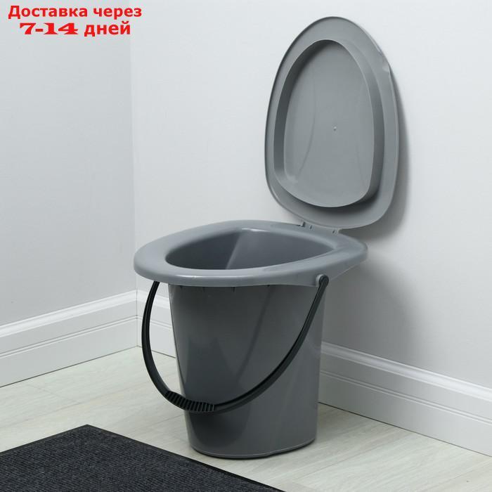 Ведро-туалет, 18 л, цвет МИКС - фото 1 - id-p227098846