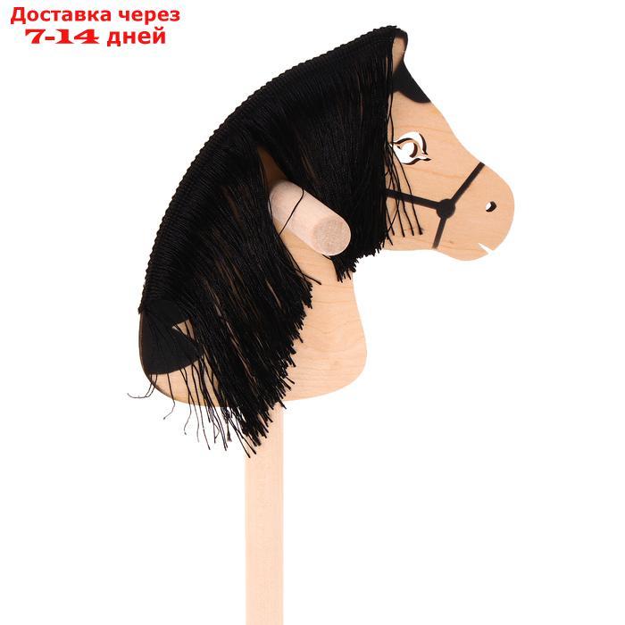 Лошадка на палке 6мм с волосами Игрушка 1707/65 - фото 2 - id-p227116087