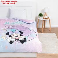 Пододеяльник "Minnie Mermaid", Минни Маус, 143*215 см, 100 % хлопок, поплин