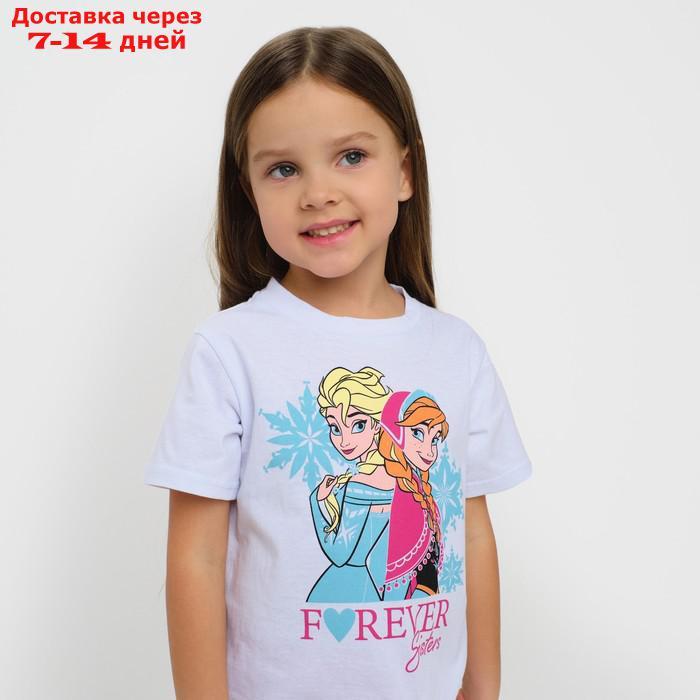 Комплект для девочки (футболка, брюки) "Холодное сердце", Disney, рост 98-104 (30) - фото 3 - id-p227122151
