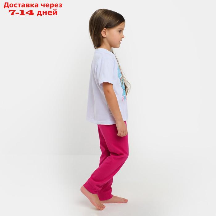 Комплект для девочки (футболка, брюки) "Холодное сердце", Disney, рост 98-104 (30) - фото 7 - id-p227122151