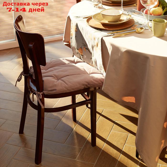 Сидушка на стул Этель Kitchen 42х42 см, цв. сиреневый, 100% хл, саржа 220 г/м2 - фото 5 - id-p227113586