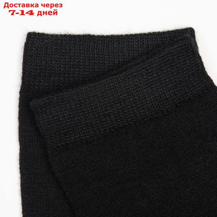 Носки мужские шерстяные "Super fine", цвет чёрный, размер 44-46 - фото 2 - id-p227124344