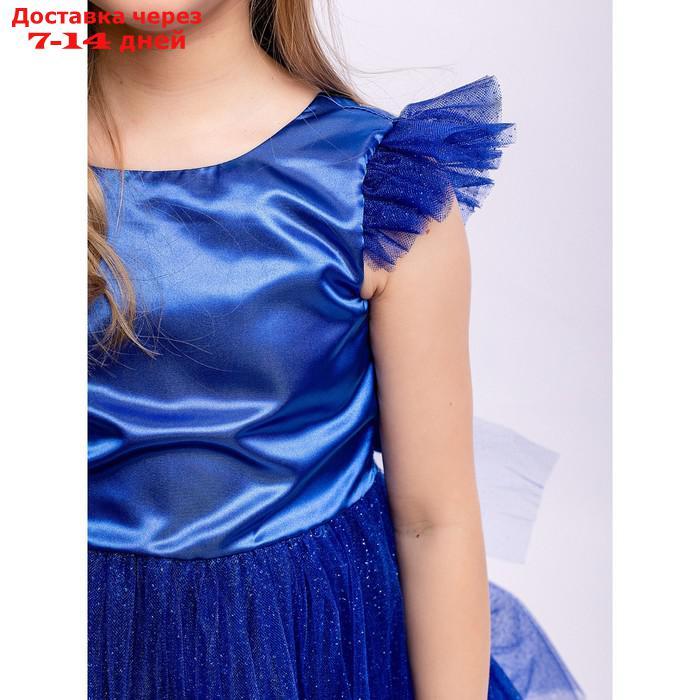 Платье "Жасмин", рост 110 см, цвет синий - фото 7 - id-p227129353