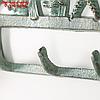Крючки декоративные чугун "Подводный мир" зелёная патина 15х29х3 см, фото 3