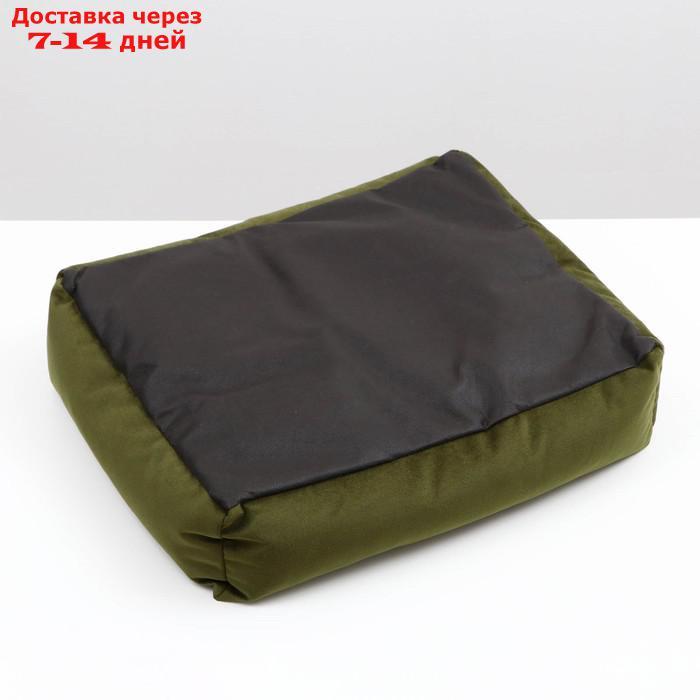 Лежанка "Z", 53 х 44 х 11 см, зелёная, мебельная ткань - фото 5 - id-p227113593