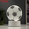 Светильник "Футбольный мяч" от сети 9,5x12,5x16 см, фото 3