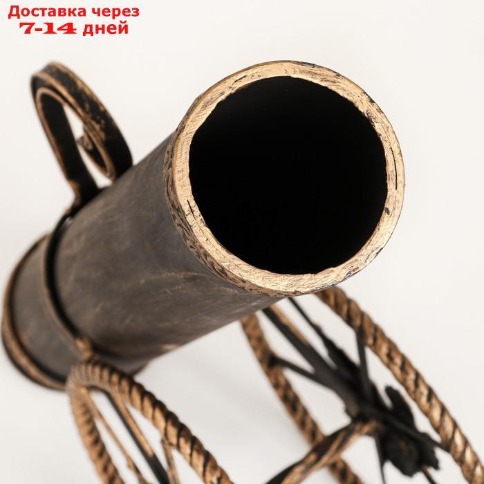 Кованая подставка для шампуров "Пушка" бронзовая, 50 см - фото 7 - id-p227122176