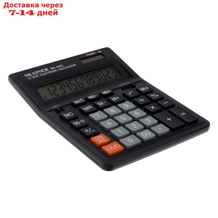 Калькулятор настольный большой 12-разрядный, SKAINER SK-444L, двойное питание, двойная память, 159 x 205 x 32 - фото 2 - id-p227116142
