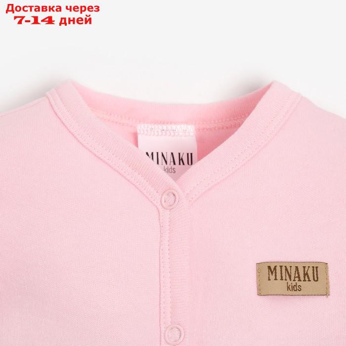 Комбинезон детский MINAKU, цвет розовый, рост 80-86 см - фото 6 - id-p227124382