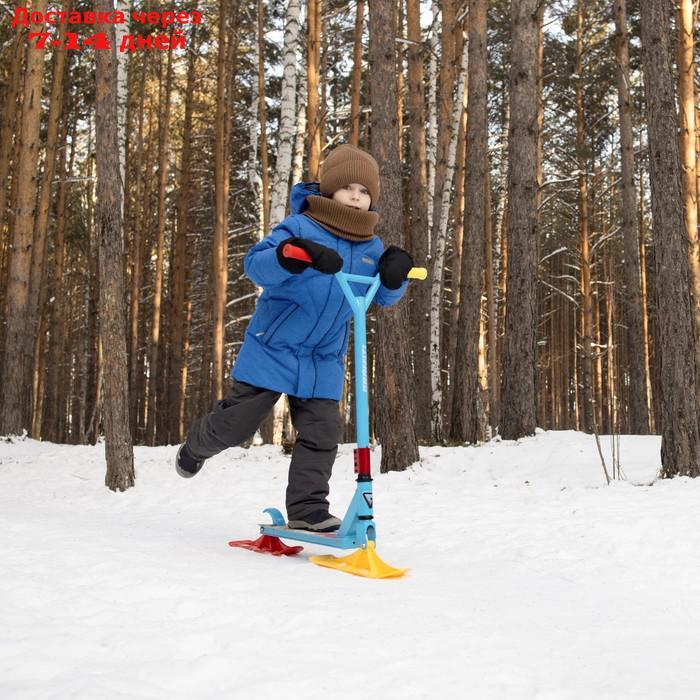 Самокат-снегокат трюковой, зимний 2 в 1 - фото 7 - id-p227105983