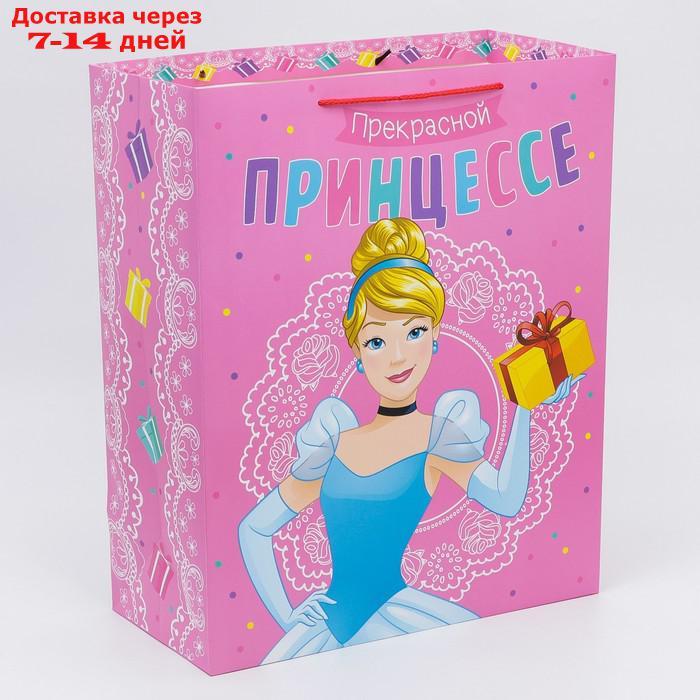 Пакет подарочный "Прекрасной принцессе!", Принцессы, 40х49х19 см - фото 3 - id-p227108117
